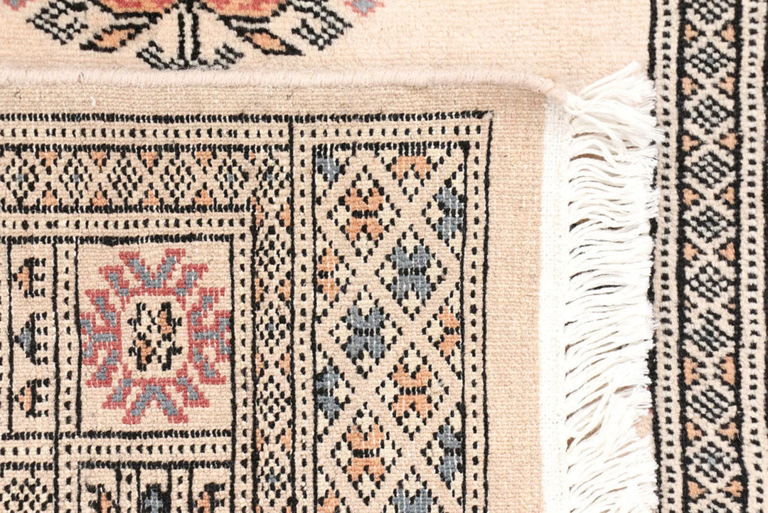 Brown Pakistani Butterfly Rug 2' 6" x 8' 6" Hand-Knotted | No. QA11665