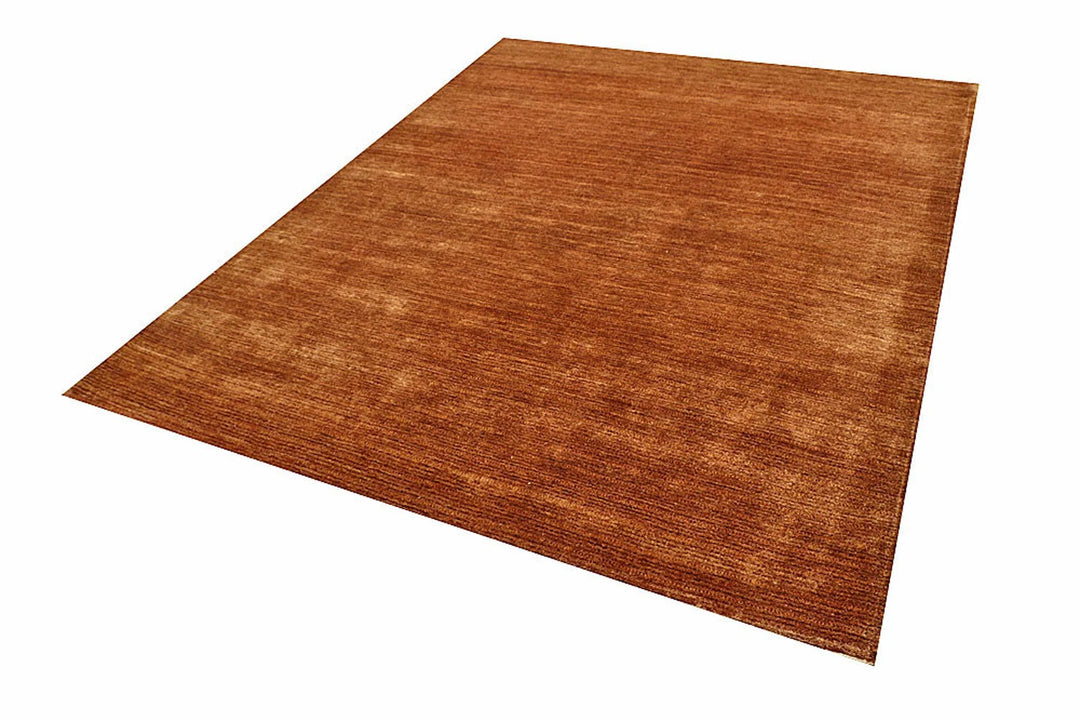 Brown Pakistani Gabbeh Rug 6' 4" x 8' Hand-Knotted | No. QA13716