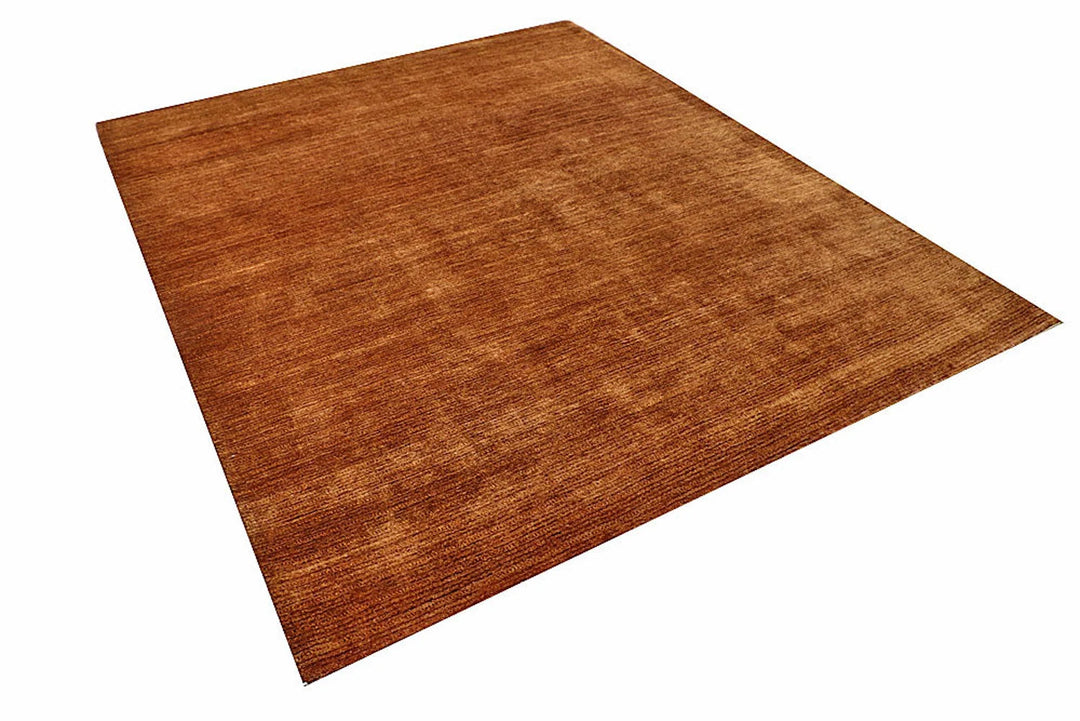 Brown Pakistani Gabbeh Rug 6' 4" x 8' Hand-Knotted | No. QA13716