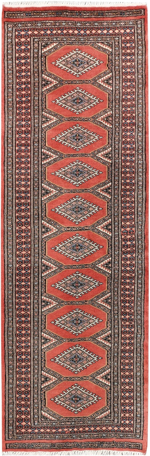 Red Jaldar Rug 2' x 6'2" Hand-Knotted | No. QA14761