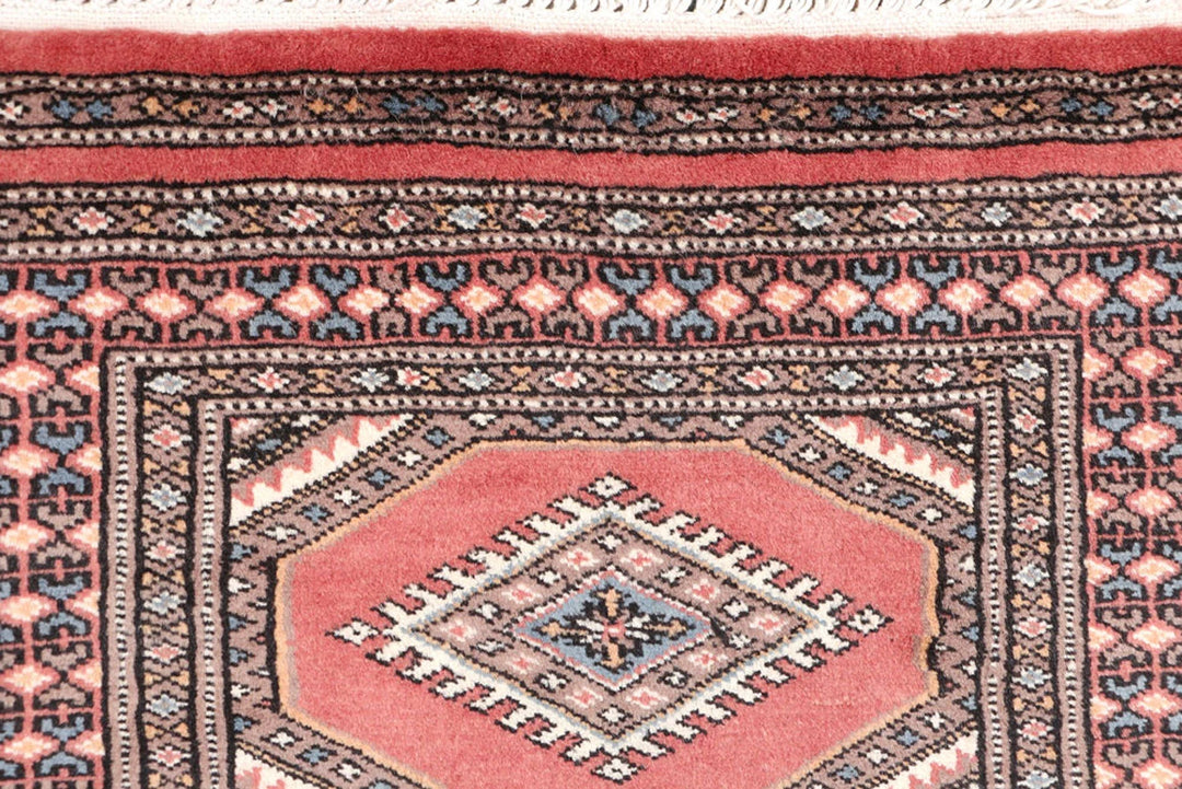 Red Jaldar Rug 2' x 6'2" Hand-Knotted | No. QA14761