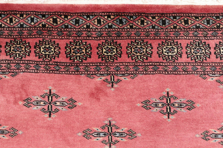 Red Pakistani Butterfly Rug 3' 1" x 6' 1" Hand-Knotted | No. QA14873