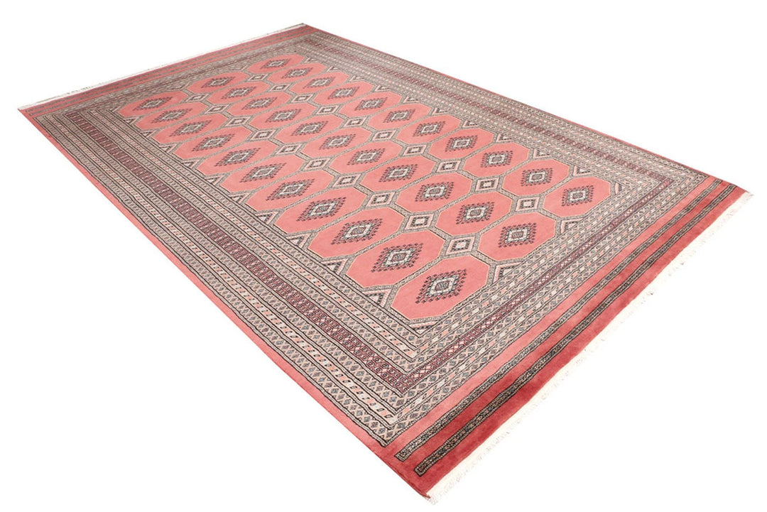 Red Jaldar Rug 6' 9" x 10' 5" Hand-Knotted | No. QA15373