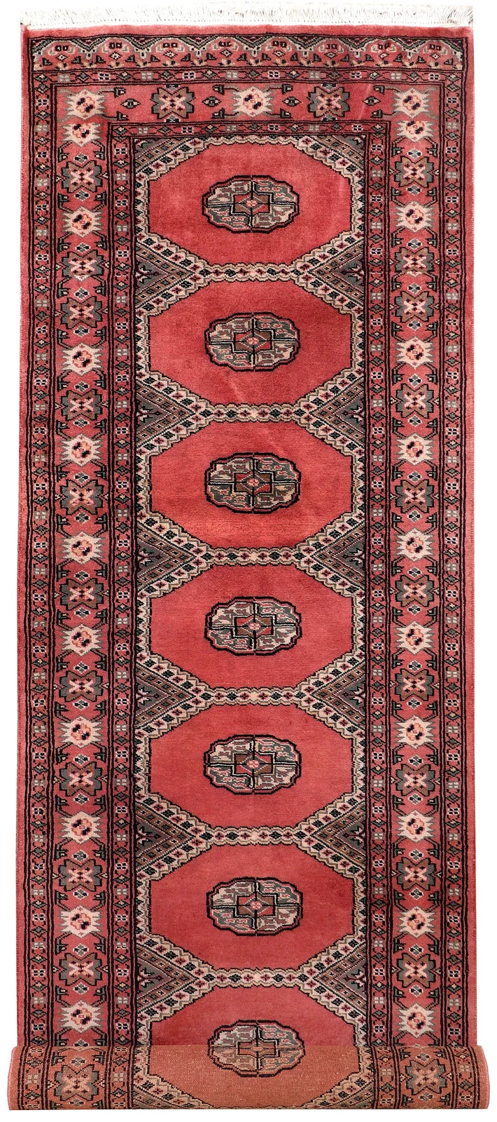 Red Jaldar Rug 2' 7" x 9' 2" Hand-Knotted | No. QA16948
