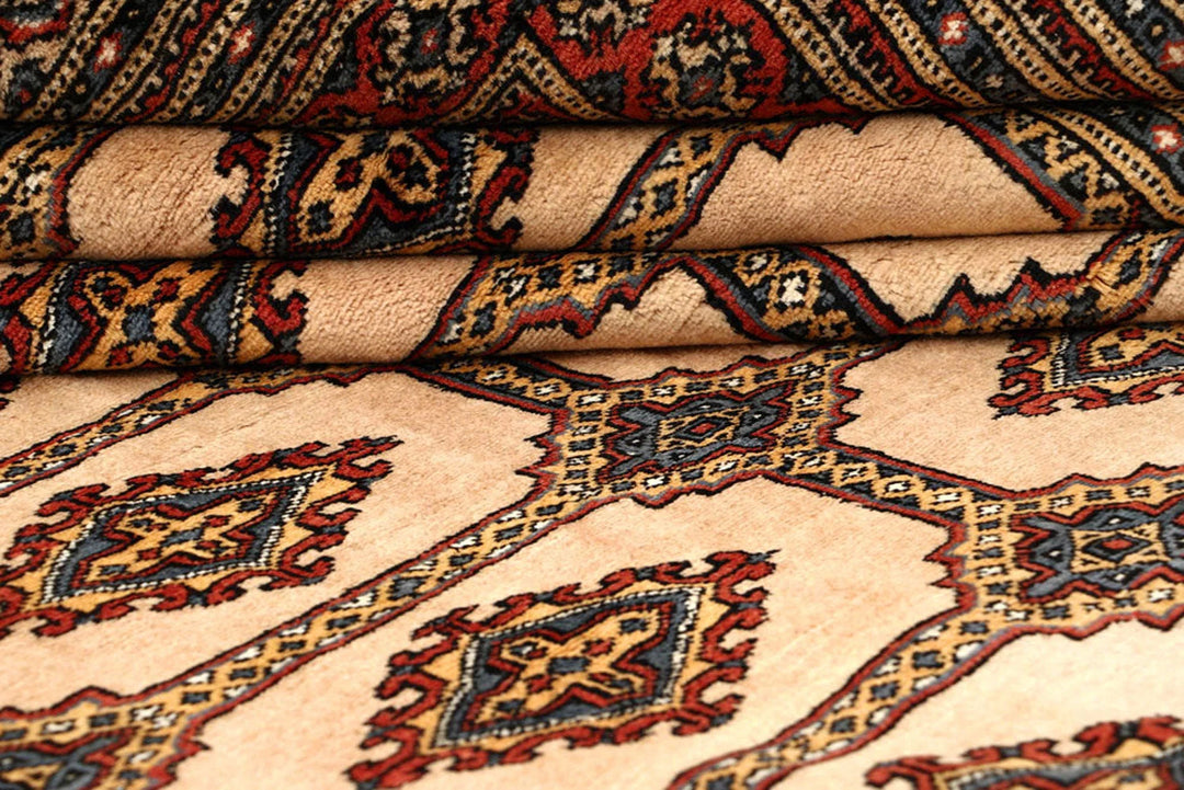 Brown Pakistani Jaldar Rug 8' 2" x 11' Hand-Knotted | No. QA17015