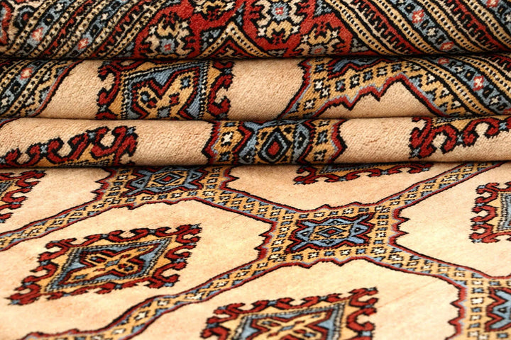 Brown Pakistani Jaldar Rug 8' 2" x 10' 11" Hand-Knotted | No. QA21476