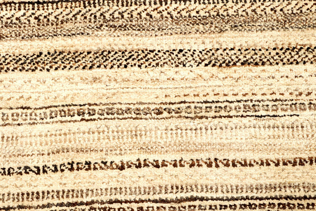 Brown Pakistani Gabbeh Rug 2' 9" x 14' 4" Hand-Knotted | No. QA22121