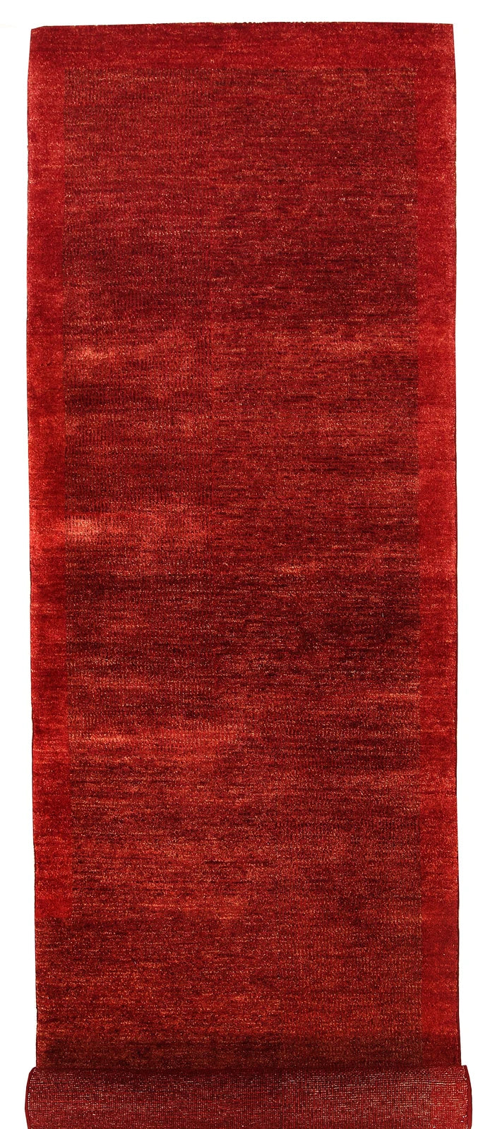Brown Pakistani Gabbeh Rug 2' 7" x 8' 2" Hand-Knotted | No. QA22185