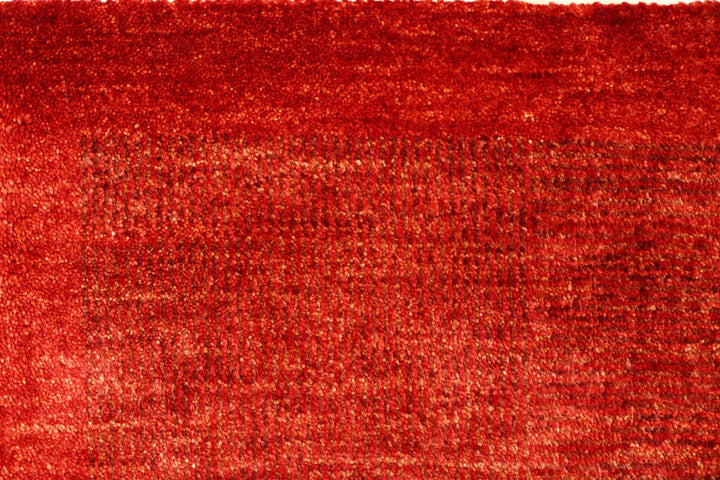 Brown Pakistani Gabbeh Rug 2' 7" x 8' 2" Hand-Knotted | No. QA22185