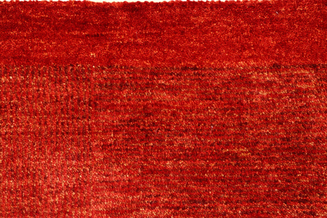 Brown Pakistani Gabbeh Rug 2' 7" x 8' 2" Hand-Knotted | No. QA22185