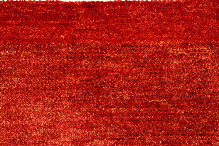 Brown Pakistani Gabbeh Rug 2' 7" x 8' 2" Hand-Knotted | No. QA22185
