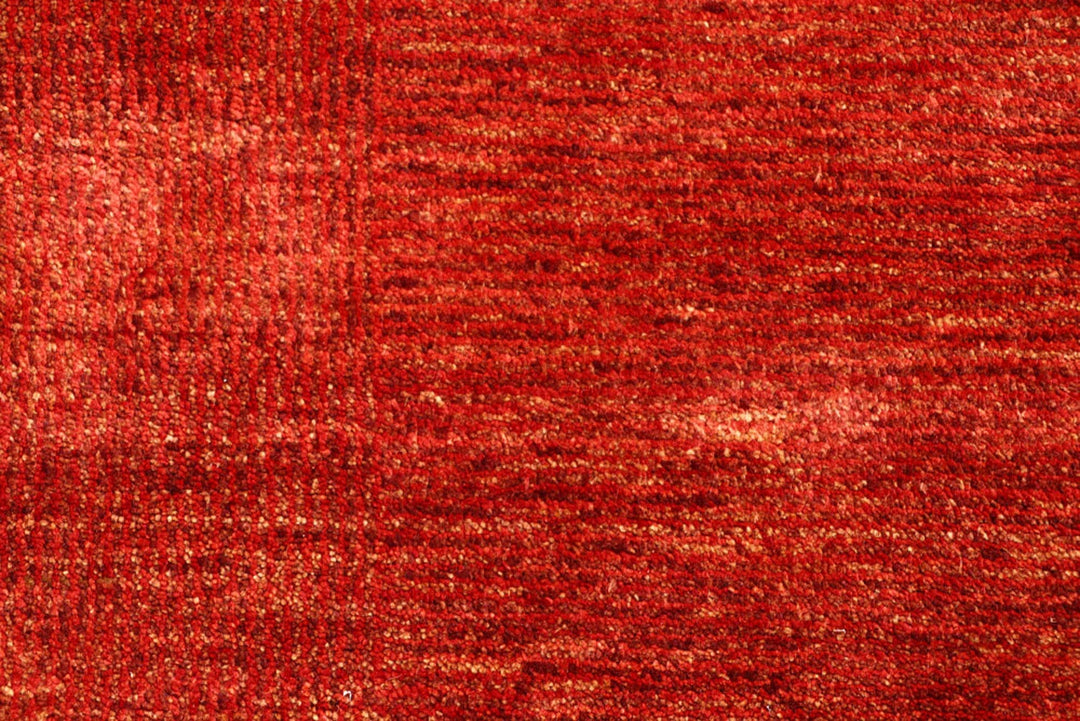 Brown Pakistani Gabbeh Rug 2' 7" x 8' 2" Hand-Knotted | No. QA22185