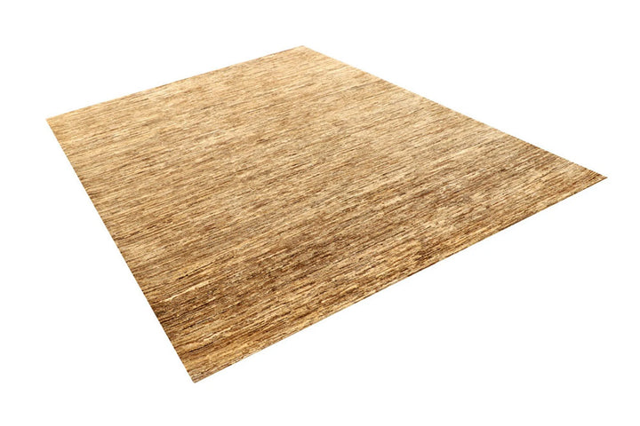 Brown Pakistani Gabbeh Rug 6' 1" x 8' 2" Hand-Knotted | No. QA22547