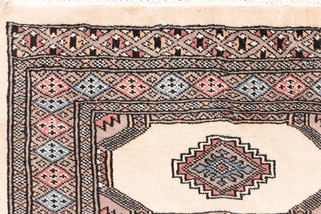 Wheat Pakistani Jaldar Runner 2' x 5' 11" Hand-Knotted | No. QA23863