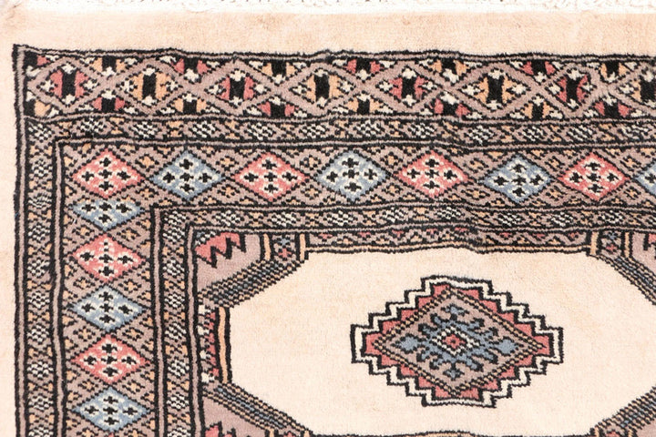Wheat Pakistani Jaldar Runner 2' x 5' 11" Hand-Knotted | No. QA23863