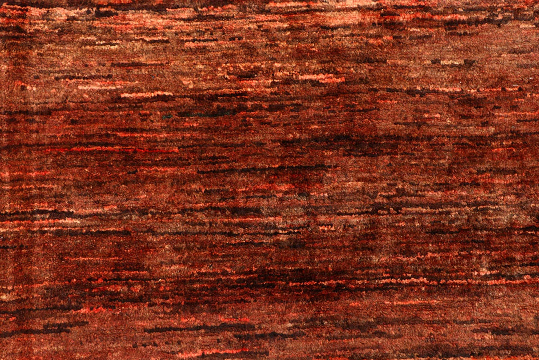 Sienna Pakistani Gabbeh Rug 6' x 8'8" Hand-Knotted | No. QA24145