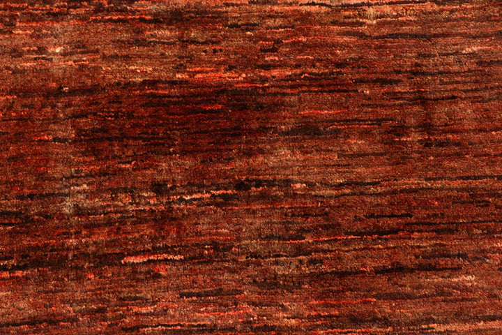 Sienna Pakistani Gabbeh Rug 6' x 8'8" Hand-Knotted | No. QA24145