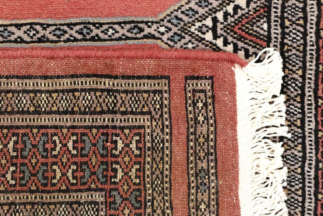 Light Salmon Pakistani Jaldar Runner 2' 4" x 9' 2" Hand-Knotted | No. QA25456