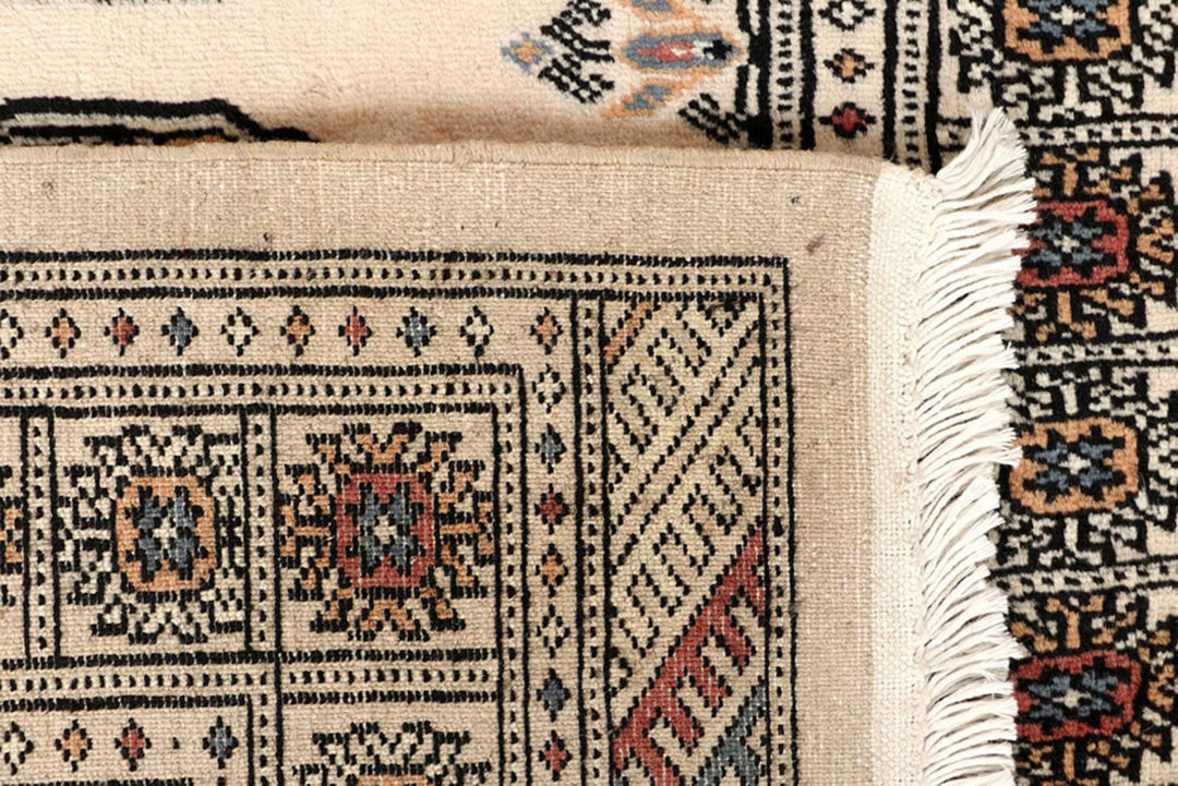 Brown Bokhara Rug 2' 8" x 13' 11" Hand-Knotted | No. QA26279