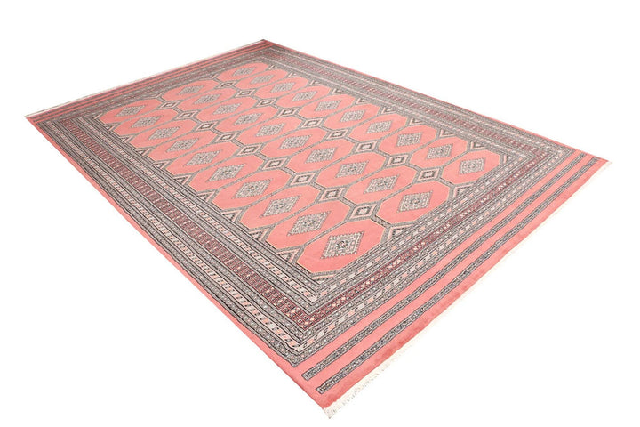 Red Jaldar Rug 6' 8" x 9' 7" Hand-Knotted | No. QA26418