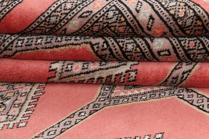 Red Jaldar Rug 6' 8" x 9' 7" Hand-Knotted | No. QA26418
