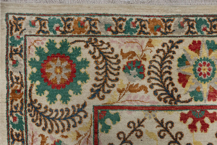 Brown Pakistani Gabbeh Rug 8' 11" x 11' 9" Hand-Knotted | No. QA27617
