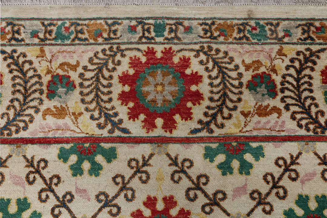 Brown Pakistani Gabbeh Rug 8' 11" x 11' 9" Hand-Knotted | No. QA27617