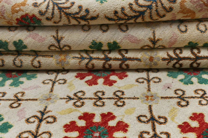 Brown Pakistani Gabbeh Rug 8' 11" x 11' 9" Hand-Knotted | No. QA27617