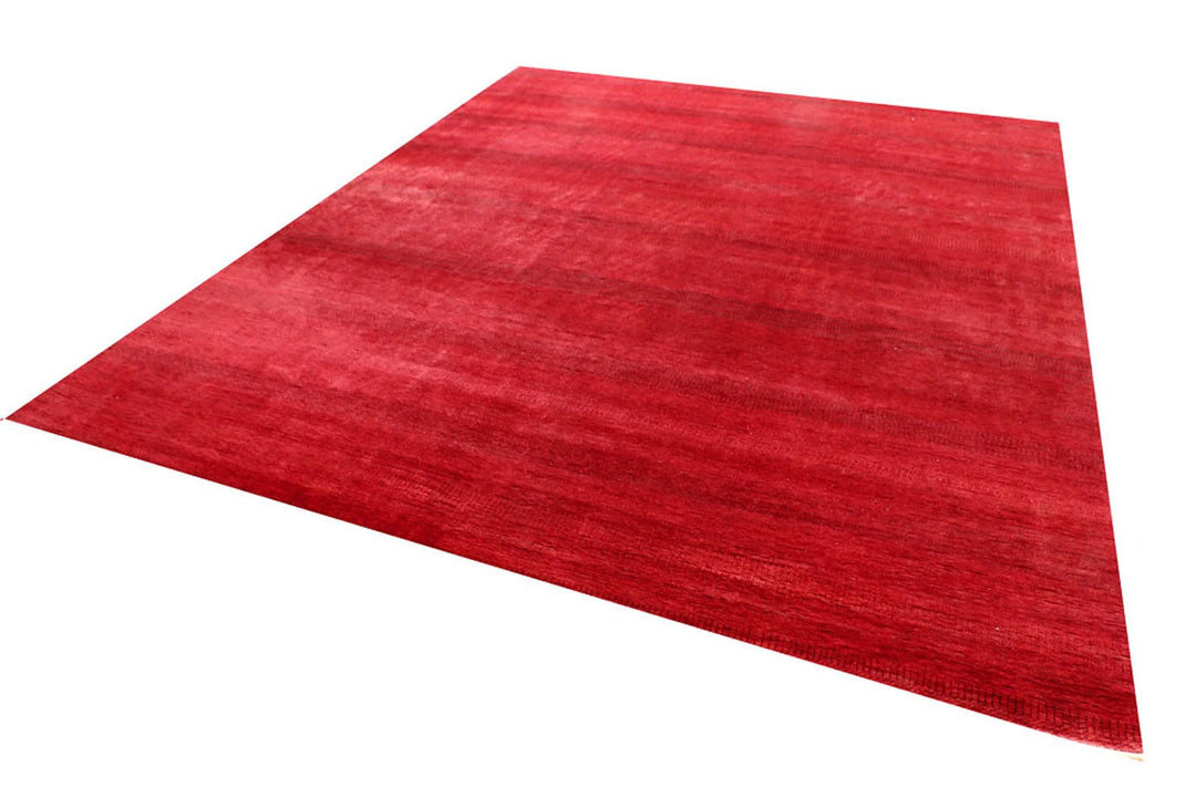 Brown Pakistani Gabbeh Rug 12' 3" x 15' 3" Hand-Knotted | No. QA28846