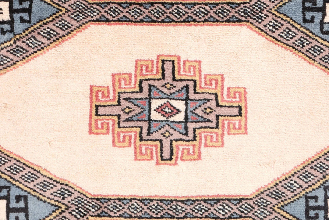 Brown Pakistani Jaldar Rug 2' 6" x 4' 2" Hand-Knotted | No. QA32579