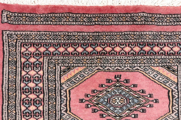 Dark Salmon Pakistani Jaldar Runner 2' 1" x 5' 8" Hand-Knotted | No. QA32855