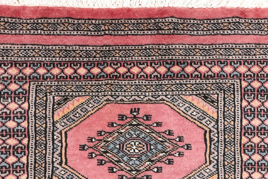 Dark Salmon Pakistani Jaldar Runner 2' 1" x 5' 8" Hand-Knotted | No. QA32855