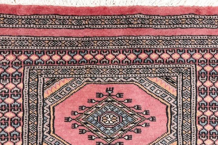Dark Salmon Pakistani Jaldar Runner 2' 1" x 5' 8" Hand-Knotted | No. QA32855