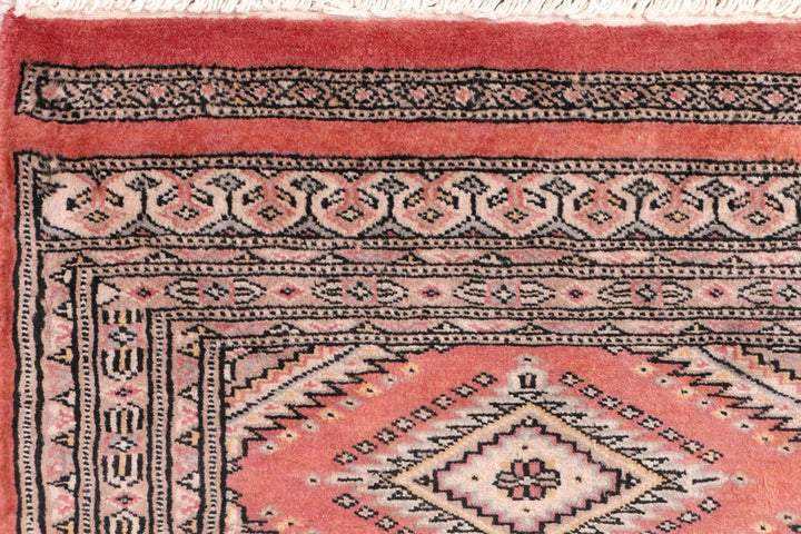 Indian Red Pakistani Jaldar Runner 2' x 5' 9" Hand-Knotted | No. QA33494
