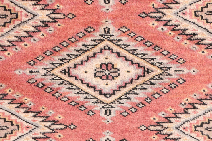Indian Red Pakistani Jaldar Runner 2' x 5' 9" Hand-Knotted | No. QA33494
