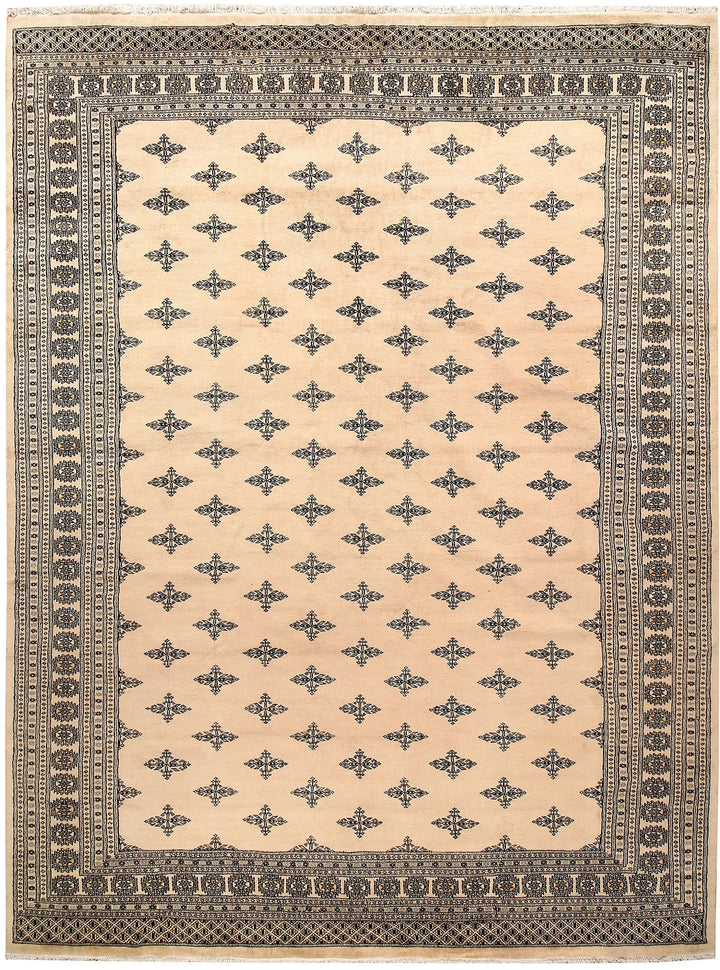 Brown Oriental Butterfly Rug 9' 2" x 12' 3" Hand-Knotted | No. QA33663