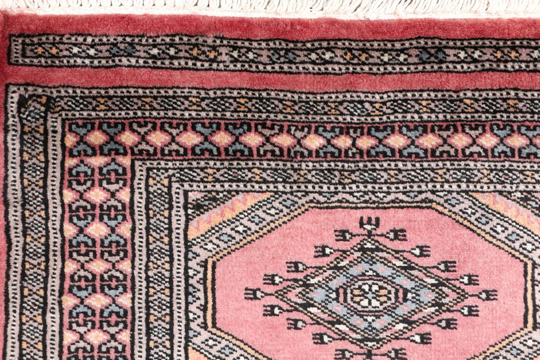 Dark Salmon Pakistani Jaldar Runner 2' 1" x 6' 4" Hand-Knotted | No. QA34479