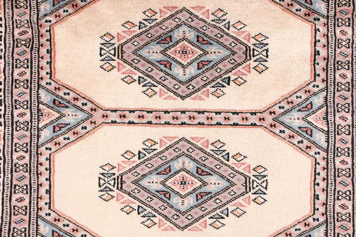 Brown Pakistani Jaldar Rug 3' x 5' 10" Hand-Knotted | No. QA36941