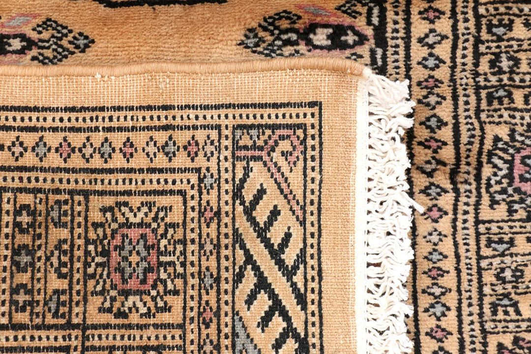 Yellow Bokhara Rug 2' 2" x 5' 10" Hand-Knotted | No. QA38800