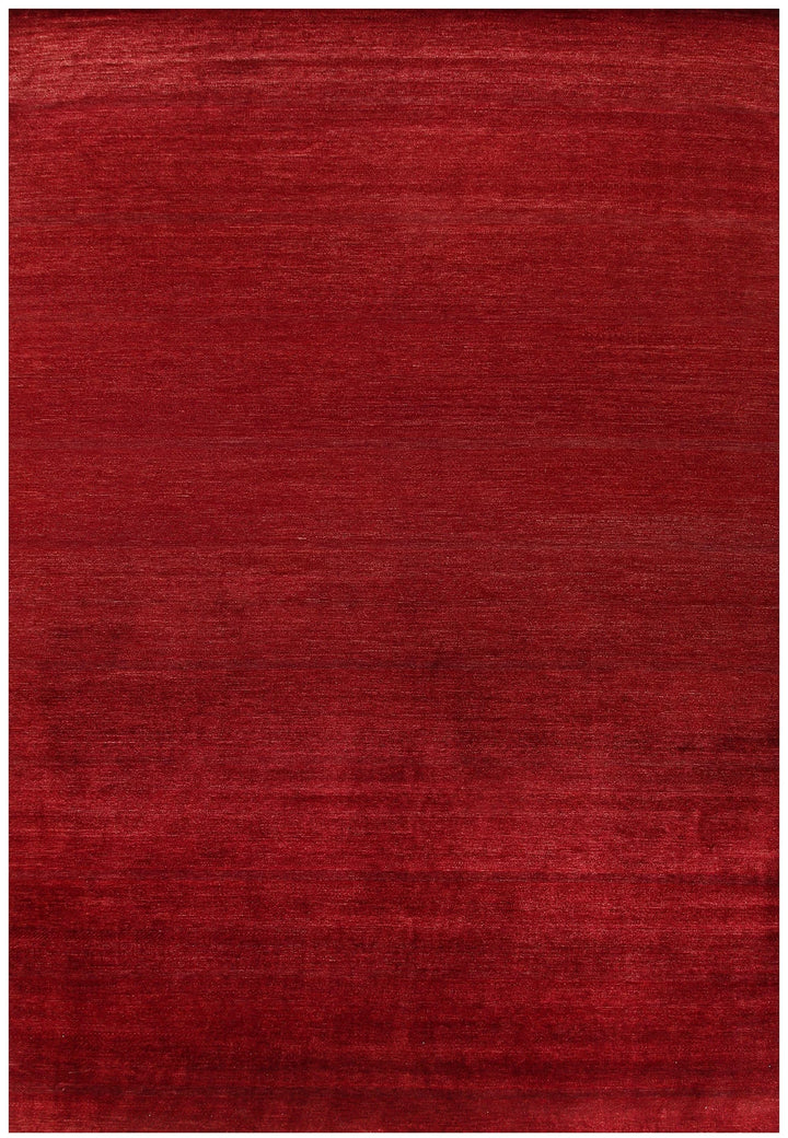 Dark Red Pakistani Gabbeh Rug 12' x 17' 7" Hand-Knotted | No. QA39100