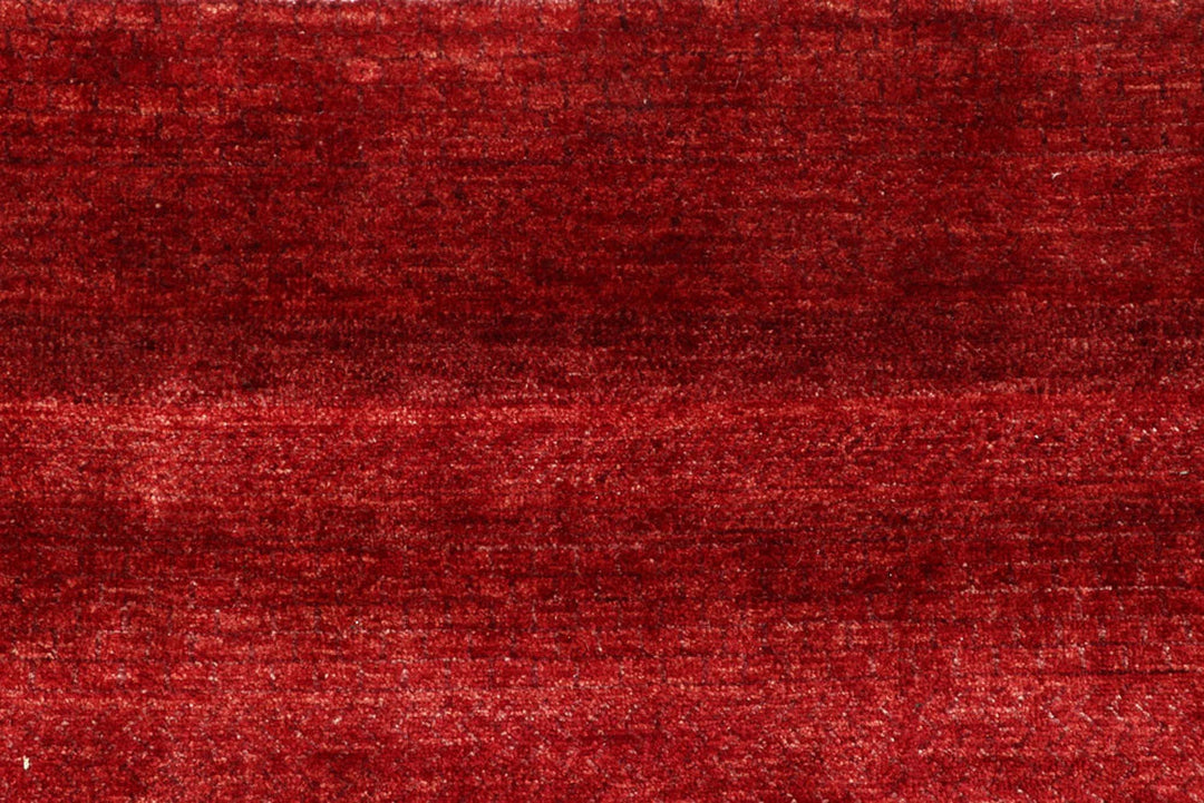 Dark Red Pakistani Gabbeh Rug 12' x 17' 7" Hand-Knotted | No. QA39100