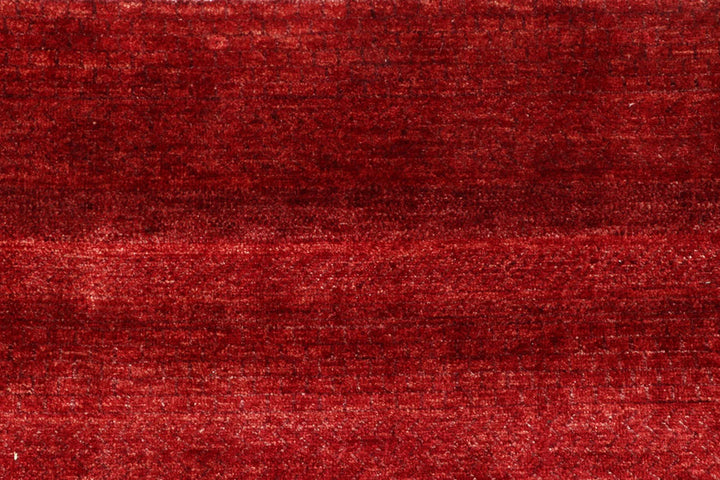 Dark Red Pakistani Gabbeh Rug 12' x 17' 7" Hand-Knotted | No. QA39100