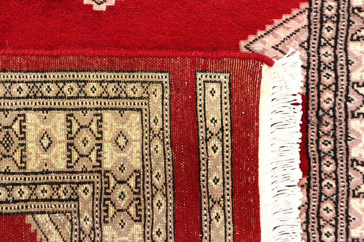 Firebrick Pakistani Jaldar Runner 2' 7" x 8' 1" Hand-Knotted | No. QA39163