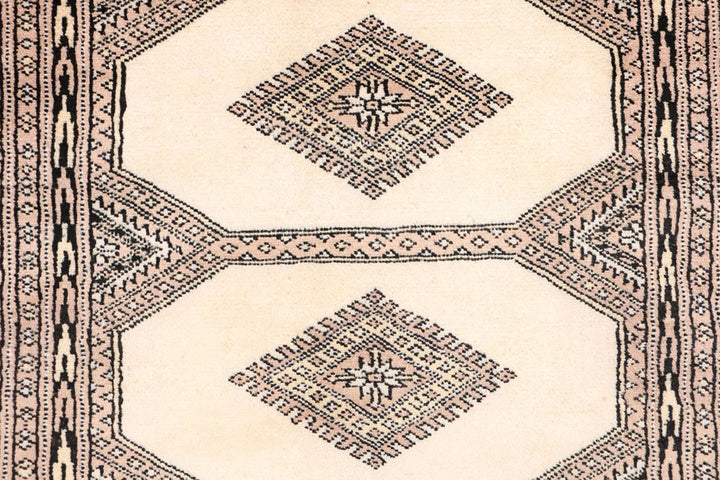 Brown Pakistani Jaldar Rug 3' 1" x 5' 9" Hand-Knotted | No. QA40964
