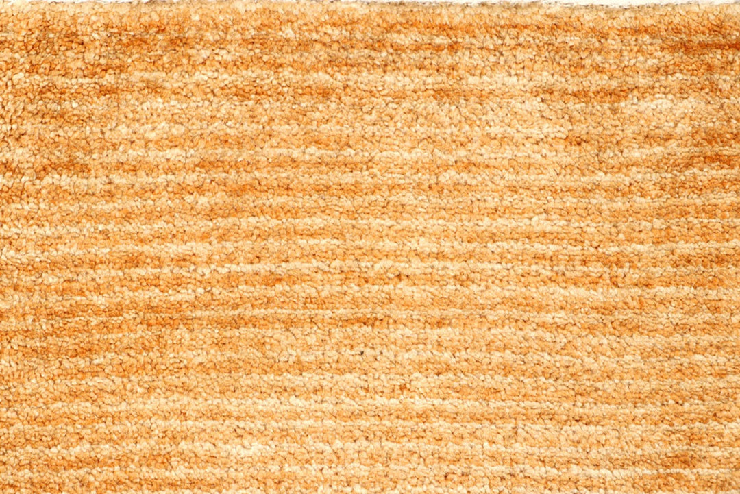 Dark Orange Pakistani Gabbeh Rug 2' 4" x 7' 8" Hand-Knotted | No. QA41438