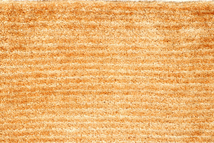 Dark Orange Pakistani Gabbeh Rug 2' 4" x 7' 8" Hand-Knotted | No. QA41438