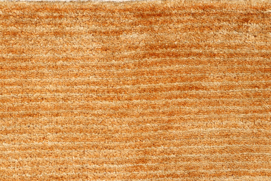 Dark Orange Pakistani Gabbeh Rug 2' 4" x 7' 8" Hand-Knotted | No. QA41438