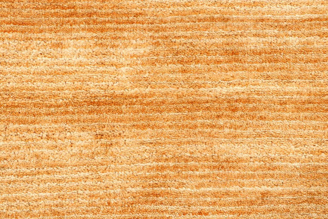 Dark Orange Pakistani Gabbeh Rug 2' 4" x 7' 8" Hand-Knotted | No. QA41438