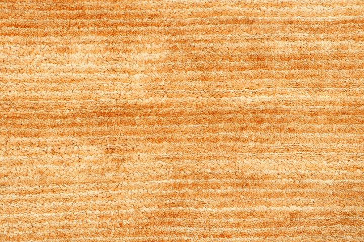 Dark Orange Pakistani Gabbeh Rug 2' 4" x 7' 8" Hand-Knotted | No. QA41438