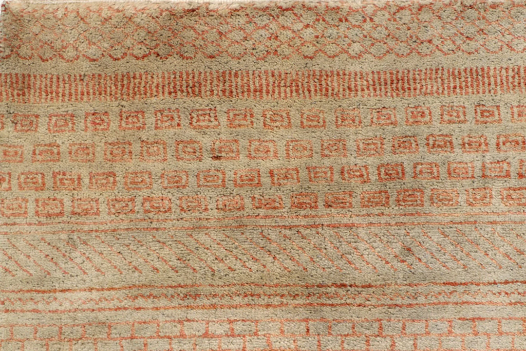 Brown Gabbeh Rug 8' x 9' 11" Hand-Knotted | No. QA41990